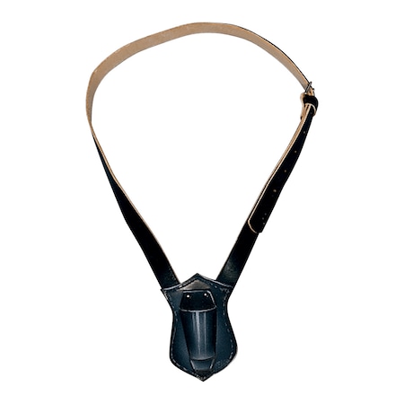 Black Single Strap Leather Carrying Belt